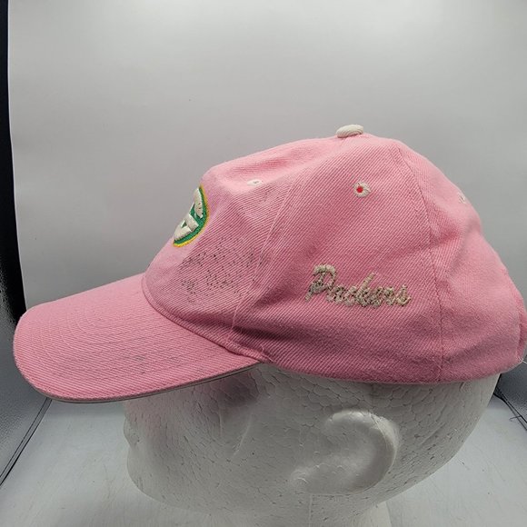 Green Bay Packers Hat Womens Pink Adjustable Baseball Cap NFL Casual Sports main image 5
